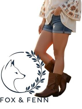 Lucky Brand Cognac Leather Ankle Boots with Braided Strap NIB